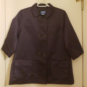 Vera Wang Soft Satin Blazer